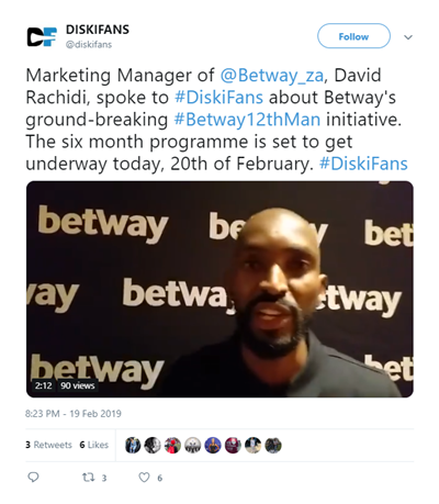 Betway Marketing manager