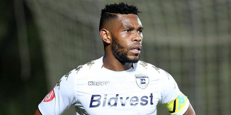 Thulani Hlatshwayo in action for Bidvest Wits