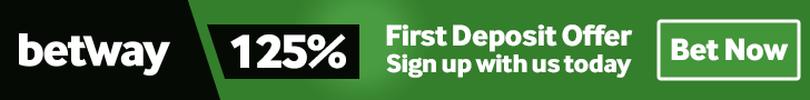 Sign Up with Betway today and get 125%25 First Deposit Match Sign Up with Betway today and get 125%25 First Deposit Match