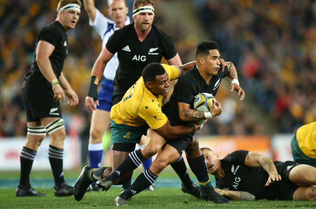 Kieran Read in action for New Zealand