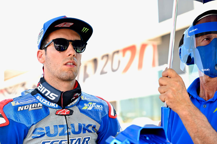 Alex Rins of Suzuki