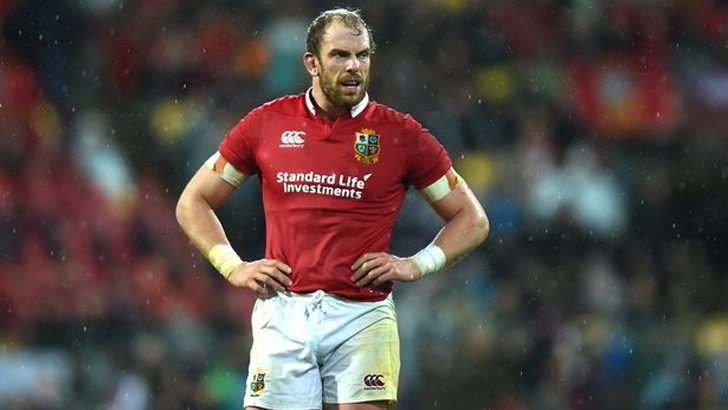 Alun Wyn Jones in action for Wales