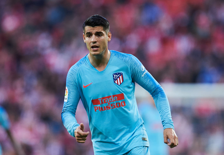 Alvaro Morata in action for Atletico Madrid.