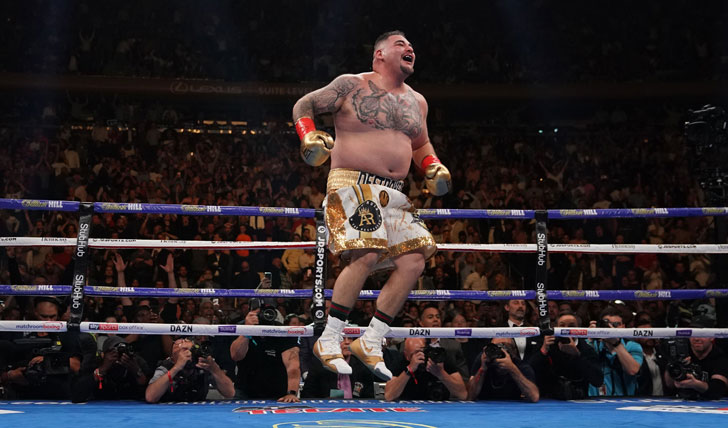 Andy Ruiz Jr in action