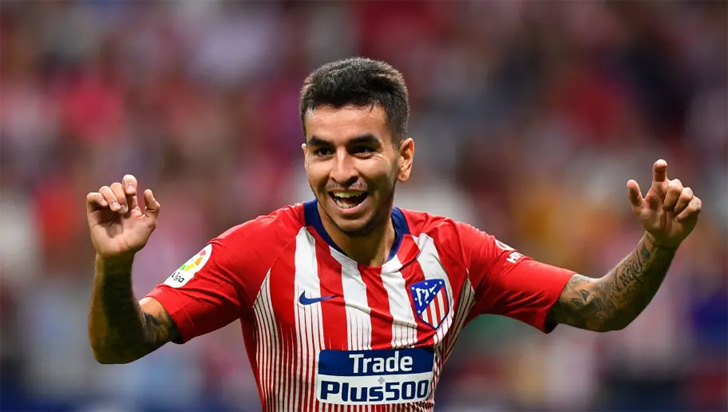 Angel Correa in action for Atletico Madrid