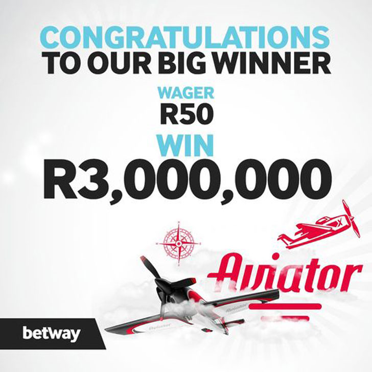Betway Aviator Big Winner