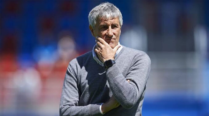 Barcelona manager Quique Setien