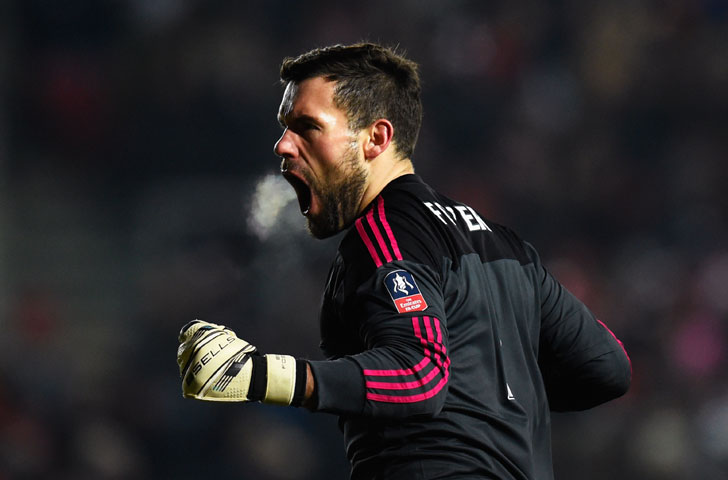 Ben Foster in Bristol City colours