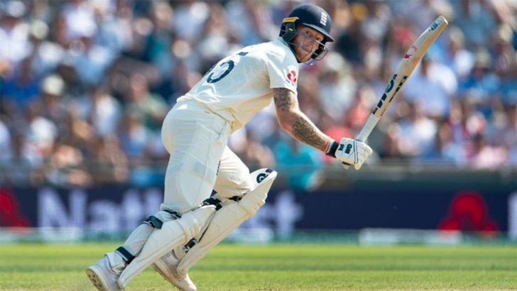 Ben Stokes in action for England.