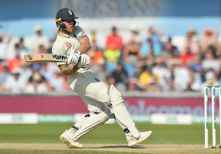 Ben Stokes in action for England.