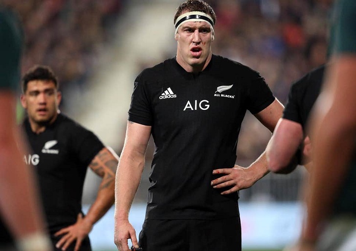 Brodie Allan Retallick in action for New Zealand