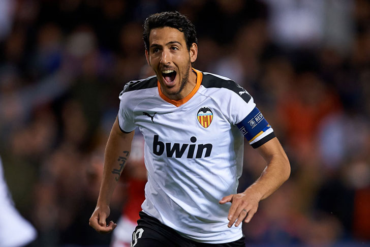 Dani Parejo in action Valencia