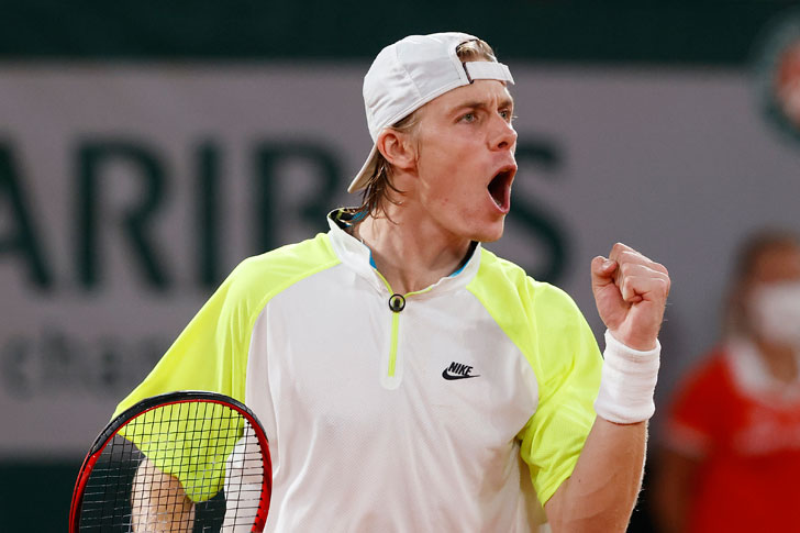 Denis Shapovalov in action