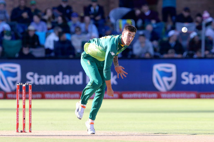Duanne Olivier in action for South Africa.