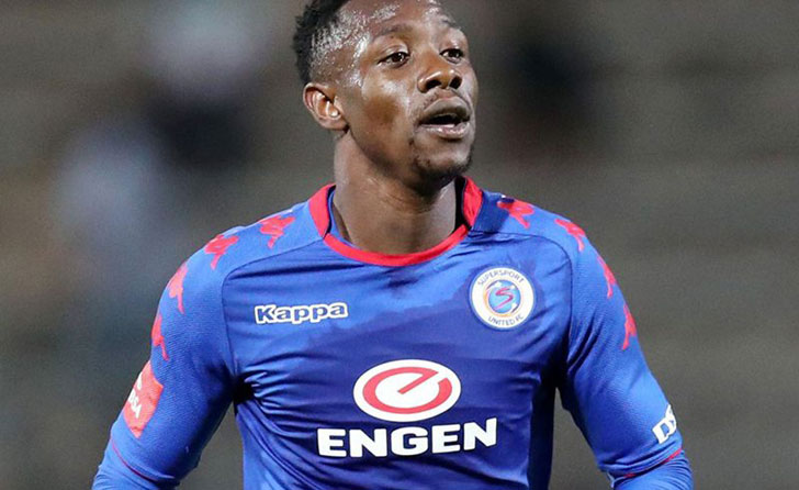 Evans Rusike in action for SuperSport.