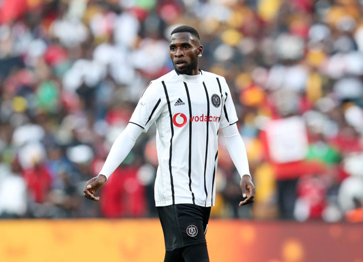 Fortune Makaringe in action for Pirates