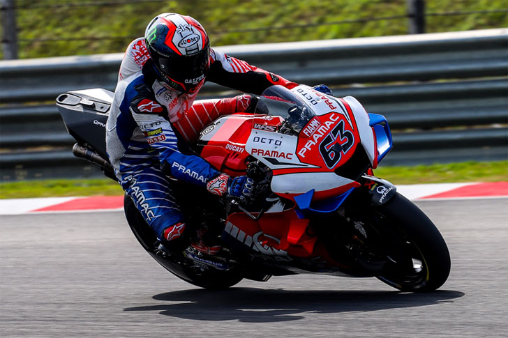 Francesco Bagnaia of Ducati