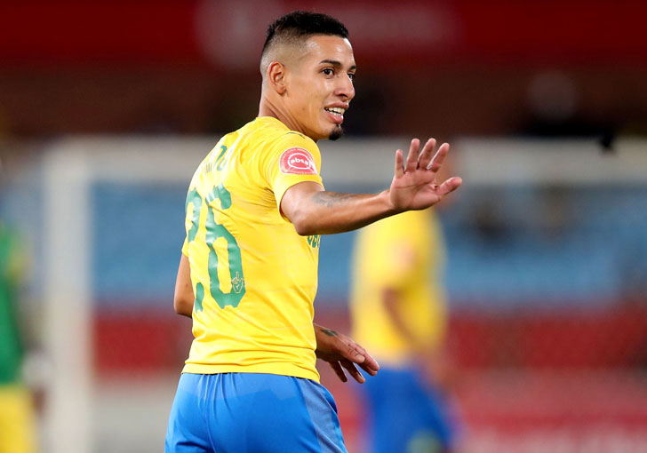 Gaston Sirino in action for Sundowns