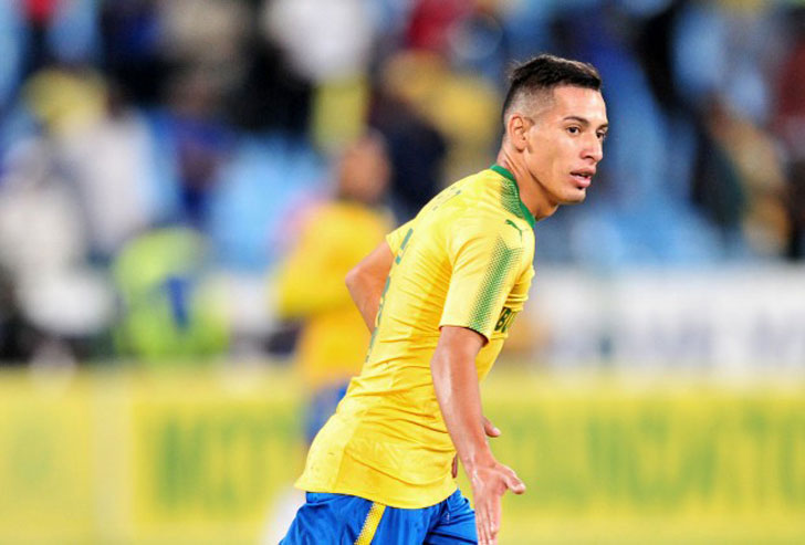 Gaston Sirino in action for Sundowns