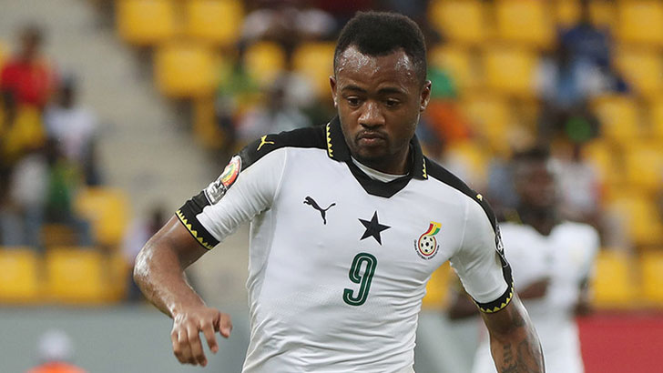 Ghana forward Jordan Ayew