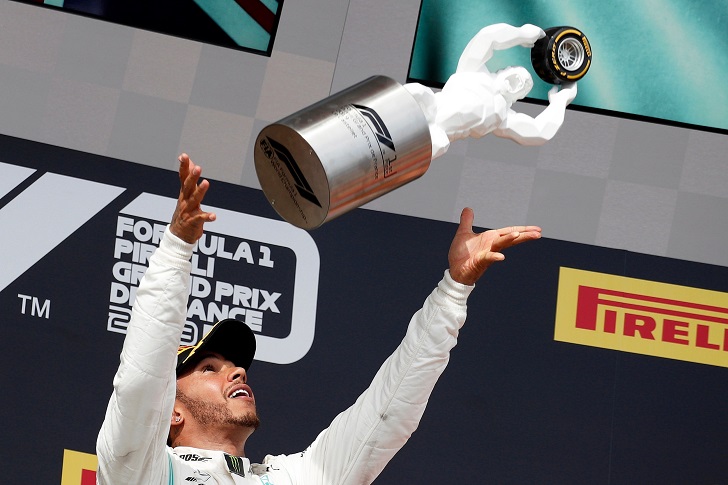 Hamilton cruised to a fourth straight win last weekend.
