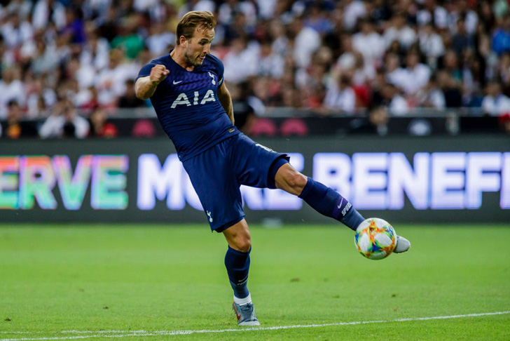 Harry Kane in action for Tottenham