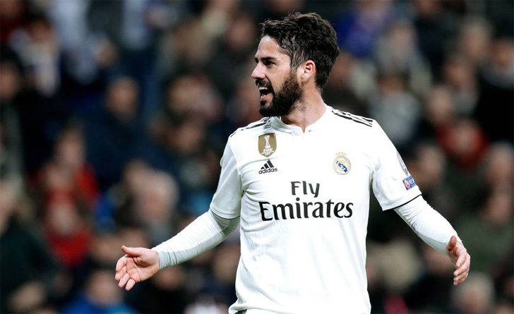 Isco in action for Real Madrid.