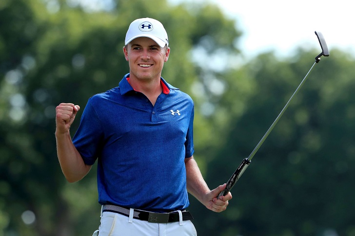 Jordan Spieth in action