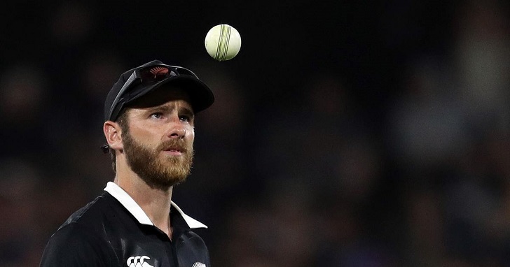 Kane Williamson in action for New Zealand.