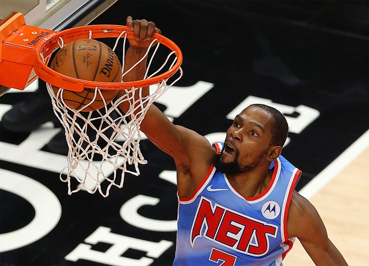 Brooklyn Nets power forward Kevin Durant