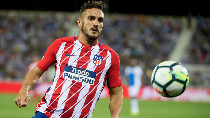 Koke in action for Atletico