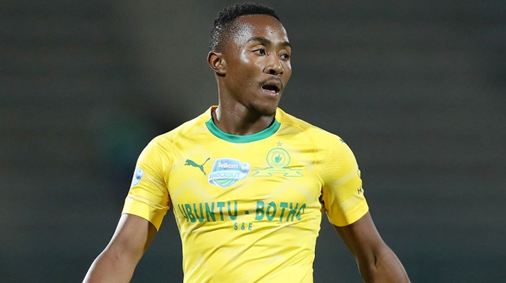 Lebohang Maboe in action for Mamelodi Sundowns