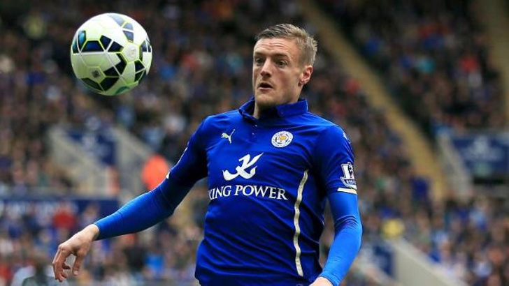 Leicester City forward Jamie Vardy