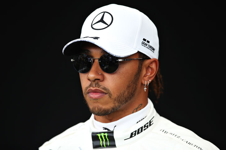 Lewis Hamilton of Mercedes