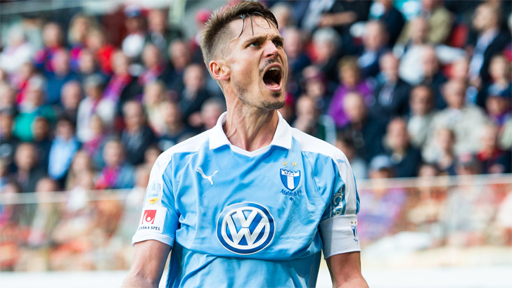 Malmo forward Markus Rosenborg