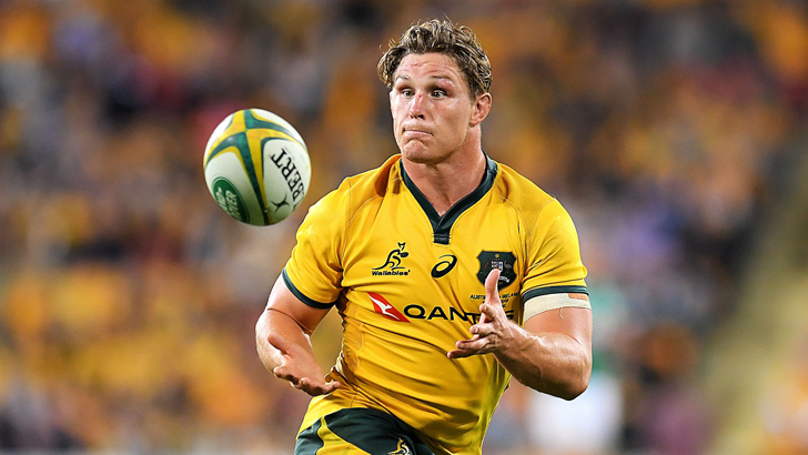 Michael Hooper in action for Australia.