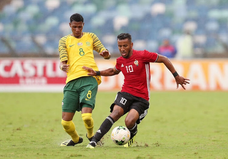 Mohamed El-Monir in action for Libya.