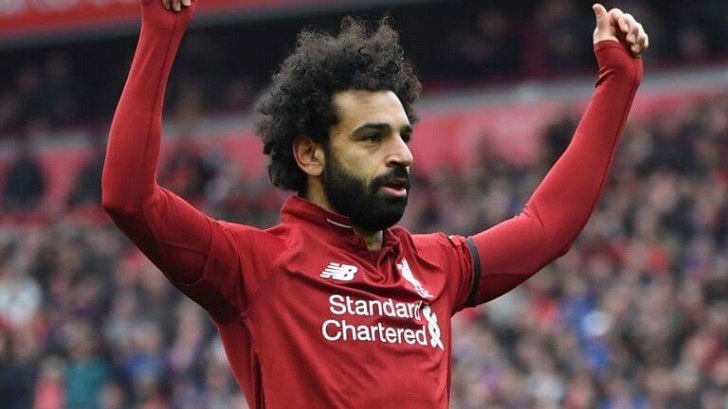 Liverpool forward Mohamed Salah.