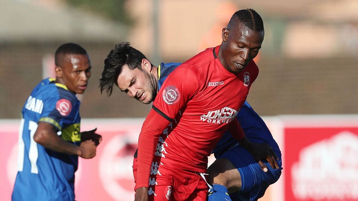 Tendai Ndoro in action for Highlands Park