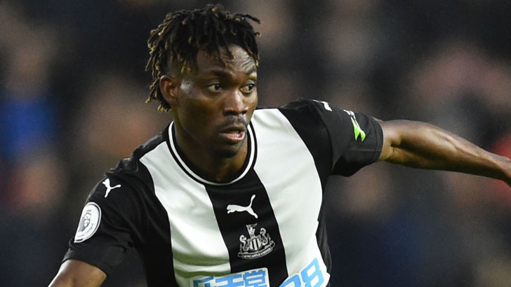 Newcastle winger Christian Atsu