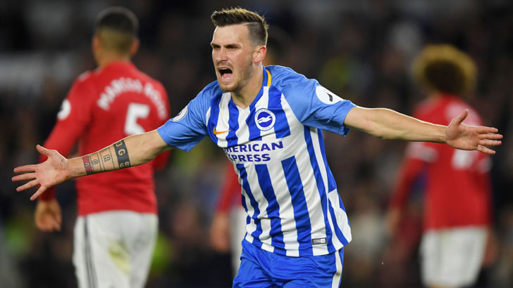 Pascal Gross in action for Brighton
