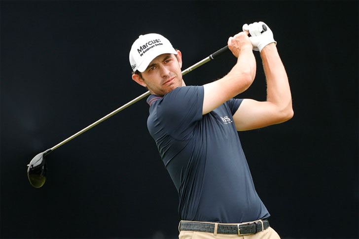 Patrick Cantlay in action
