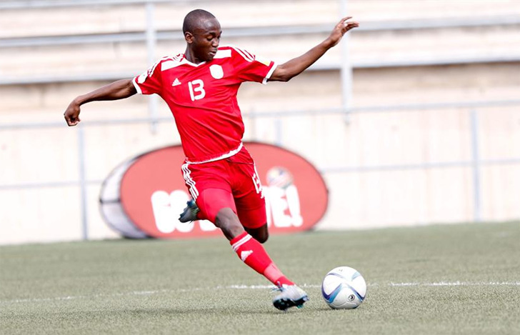 Peter Shalulile in action for Highlands Park