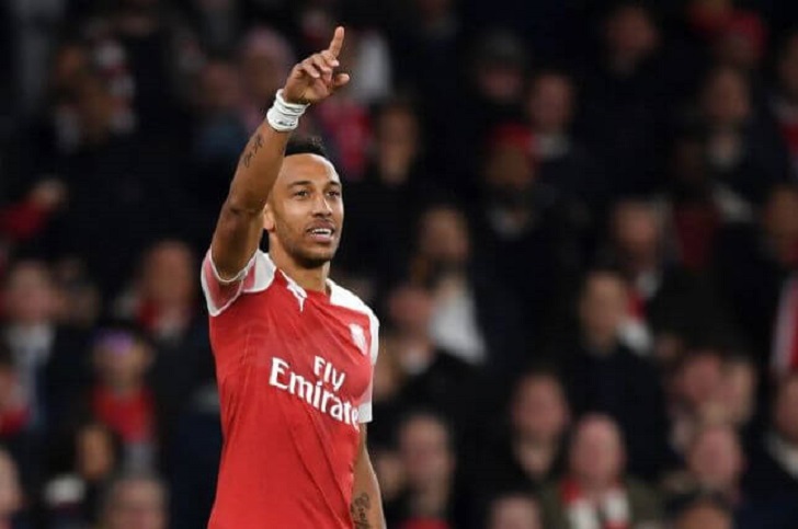 Arsenal forward Pierre-Emerick Aubameyang