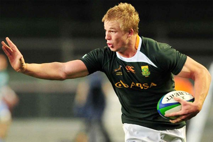 Pieter-Steph du Toit in action for South Africa.