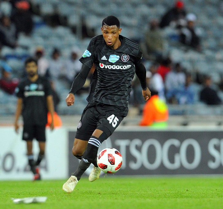 Vincent Pule in action for Orlando Pirates.
