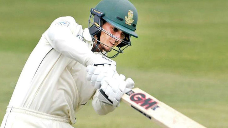 Quinton de Kock in action for South Africa.