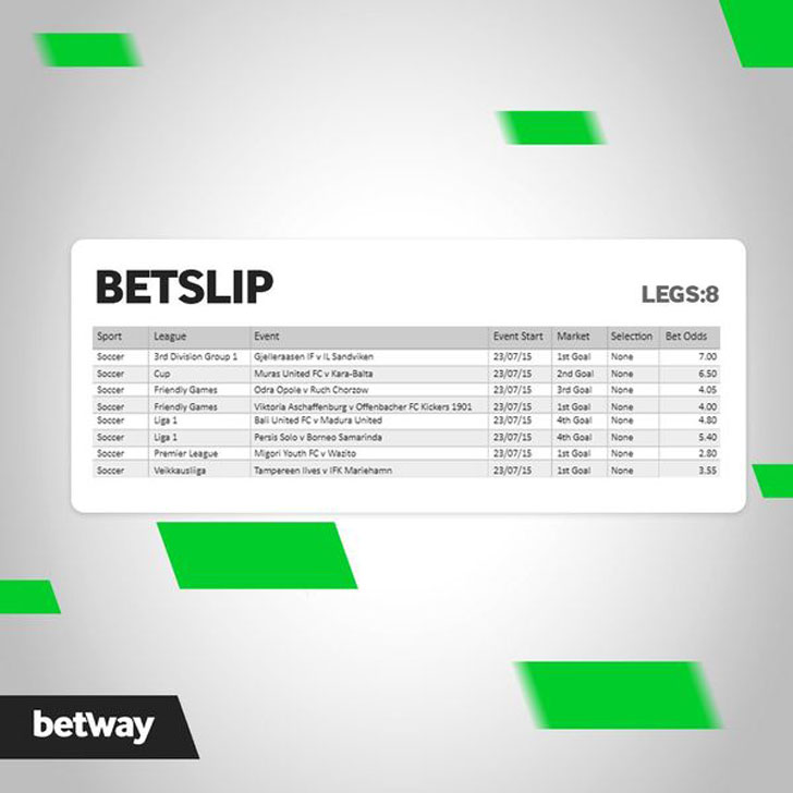 Betway R1 Winner