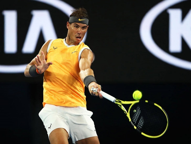 Rafael Nadal defeated rising star Stefanos Tsitsipas in the semifinal.
