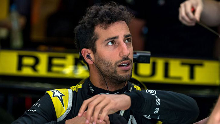 Renault driver Daniel Ricciardo